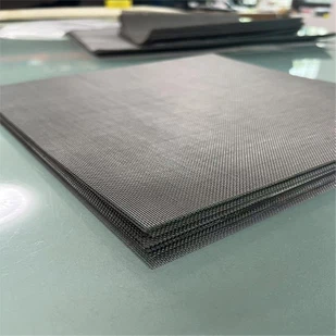 White titanium wire mesh White titanium wire mesh